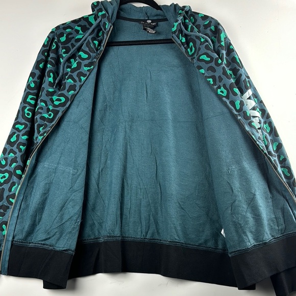 Wrangler Leopard Print RETRO  Hoodie SZ L full zipper pockets NWOT WESTERN RODEO - Picture 7 of 9